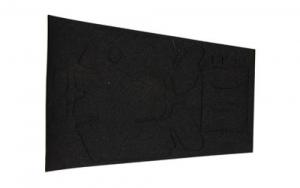 Hogue HandAll Beavertail Rubber Adhesive Grip Grain Texture for Glock 17/22/31 Gen 4 - 17160