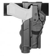 Rapid Force Rapid Force Duty Holster G17 W/LIGHT MRDS LOW Black - RFS-0601-R-MB-1