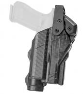 Rapid Force Rapid Force Duty Holster P320 W/LT MRDS BSKTWV Black - RFS-0691-R-BB-1