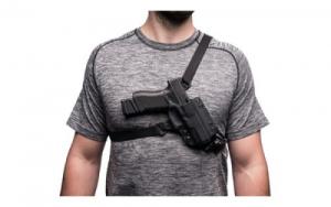 BlackPoint Tactical Outback Chest Holster, Fits 5" 1911, Kydex  Black, Right Hand