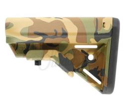 B5 Systems BRAVO Stock Woodland Camo w/ Quick Detach Mount Mil Spec - BRV-1184