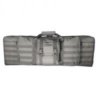 Mission First Tactical, Double Rifle Case, Gray, 36", 600 Denier Ballistic Nylon