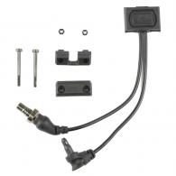 Unity Tactical, ModButton Lite SYNC, 4.5", Dual Lead Remote Switch For Surefire Scout and Crane Laser, Fits Picatinny, Black - MBL2-BLK-SF-CL-