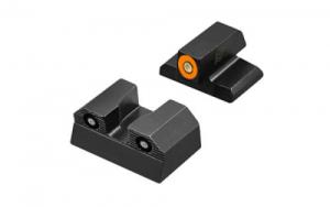 XS Sights R3D 2.0, Tritium Night Sight, Standard Height, Orange Front Outline, Green Tritium Front/Rear - HK-R201P-6N