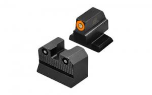 XS Sights R3D 2.0, Tritium Night Sight, Suppressor Height, Orange Front Outline, Green Tritium Front/Rear - HK-R202P-6N