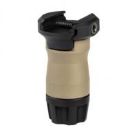 Samson Manufacturing Corp., Vertical Forend Grip, Fits Picatinny Rail, Matte Finish, Flat Dark Earth, 2.125" Long - 04-06099-32 Samson Manufacturing Corp., Vertical Forend Grip, Fits Picatinny Rail, Matte Finish, Flat Dark Earth, 2.125" Long - 04-06099-32