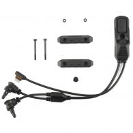 Unity Tactical, AXON SYNC, Link, 7", Dual Lead Remote Switch For DBAL Laser and USB-C, Fits Picatinny, Black - AXNS-UCD7B