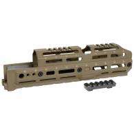 Midwest Industries, ALPHA Series, 10" M-LOK Handguard, Fits AK-47 & AK-74 Stamped Receiver Variants, Flat Dark Earth - MI-AK-ALPHA-10.