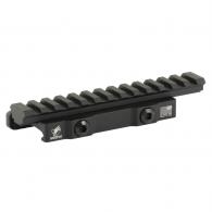 American Defense Mfg., AD-1700, Quick Detach Riser Mount, Fits Picatinny, Anodized Finish, Black - AD-1700-XLR-STD