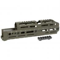 Midwest Industries, ALPHA Series, 10" M-LOK Handguard, Fits AK-47 & AK-74 Olive Drab Green - MI-AK-ALPHA-10.