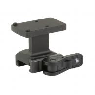 American Defense Mfg., AD-RMR, Quick Detach Mount, 1.93" High, Fits Trijicon RMR, Anodized Finish, Black - AD-RMR-LW-H-STD