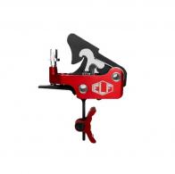 Elftmann SE Trigger Curved Red Fits AR-15 - SE-R-C Elftmann SE Trigger Curved Red Fits AR-15 - SE-R-C