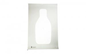 ACTION TGT STNDRD FBI/DEA WHT 100PK - Q-WH-100