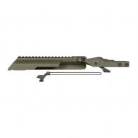 Midwest Industries, Alpha AK Railed Top Cover/Dust Cover, Fits Most AKM Pattern Rifles Olive Drab Green - MI-AK-ALPHA-RTC