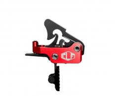 Elftmann Tactical Apex Pro, Adjustable Trigger, Straight with Black Shoe, Fits AR-15, Anodized Finish, Red APEX-PRO-B-S - APEX-PRO-B-S Elftmann Tactical Apex Pro, Adjustable Trigger, Straight with Black Shoe, Fits AR-15, Anodized Finish, Red APEX-PRO-B-S - APEX-PRO-B-S