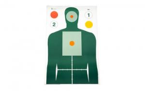 Action Target MN Center for Criminal Justice Advanced Skill Builder Target, Multi Color, 100pk - SB-1-100