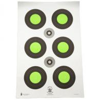 Action Target Trident Bullseye Green 100PK - TCT-MK3-MOD2-10