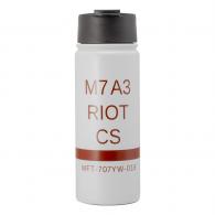 MFT M7A3 CS Drinkware Flip Top Tumbler - 16 oz - White - DM18CS-16