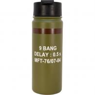 MFT 9 Bang Drinkware Flip Top Tumbler - 16 oz - Green - DM9BG-16
