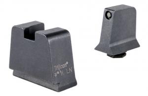 Trijicon Suppressor/Optic Height Night Sights Black Front with Metal Rear & Green Lamps For Glock 42,43,43X,48 - GL243-C-601145 Trijicon Suppressor/Optic Height Night Sights Black Front with Metal Rear & Green Lamps For Glock 42,43,43X,48 - GL243-C-601145