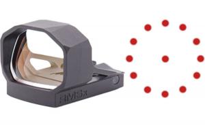 Shield RMSX Glass Non-Magnified Reflex Sight - RMSX-65-2MOA-GL