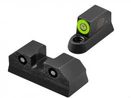 XS Sights R3D, 2.0, Tritium Night Sight, For CZ P10, Standard Height, Green Front Outline - CZ-R202S-6G XS Sights R3D, 2.0, Tritium Night Sight, For CZ P10, Standard Height, Green Front Outline - CZ-R202S-6G