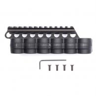 Mesa Tactical Moss 500/590/Mav 88 12 GA SureShell 6-Shell Side Saddle w/ 4 3/4" Rail - 94880