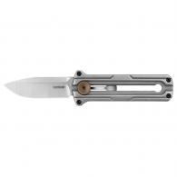 Kershaw, Cybernet, Folding Knife, Out the Front, Plain Edge - 2046