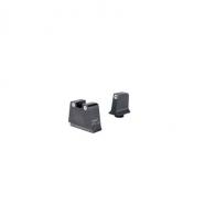 Trijicon Suppressor/Optic Height Sight Set White/Tritium Slim For Glocks - GL243-C-601140