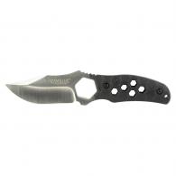 Camillus Comb Black 7.25 Fixed Blade Knife - CAM-19489