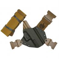 Gun Fighters Inc Springfield XDM Kenai Chest Holster RH - Coyote Brown - KN-XDM4-040221