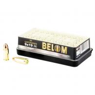BELOM 9MM 124GR FMJ BRASS 50/1000 - 8606110608086