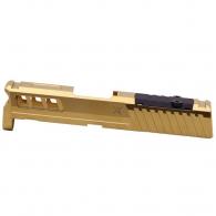 True Precision Springfield Armory Hellcat RMS Optic Cut Axiom Slide - Gold TiN - TP-SHCS-G-RMS