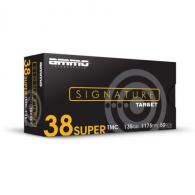 Ammo Inc Signature Handgun Ammunition .38 Super 135gr TMC 1175 fps 50/ct - 38S135TMC-A50