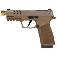 Sig Sauer P365 XMacro Sub-Compact 9mm Gold Zaffiri Threaded 4.3" Barrel Sand Ceratoke Finish 17rd - 365XCA9BXR3SANDGLDSCT Sig Sauer P365 XMacro Sub-Compact 9mm Gold Zaffiri Threaded 4.3" Barrel Sand Ceratoke Finish 17rd - 365XCA9BXR3SANDGLDSCT