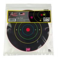 PROSHOT 8" MULTI CLR BULLSEYE 6PK - 8B-MC-6PK