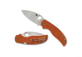 SPYDERCO SAGE 5 BRNT LTWT 3" ORG - C123BORP