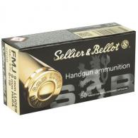 Sellier & Bellot Pistol Ammo, 9mm, 124 Grain, Full Metal Jacket, 1000 Rounds (Case) - SB9B