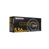 Ammo Inc Signature Target Ammo, 5.56 NATO, 55 Grain, Full Metal Jacket Bullet, 20 Rounds - 556055M193-A20