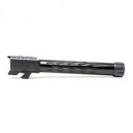 Faxon Firearms Match Series Flame Fluted 1:10 Twist Barrel 9MM Fits Glock 17 Gen 5 Threaded 1/2x28 Nitride Finish Black - GB910N175LGQ-T