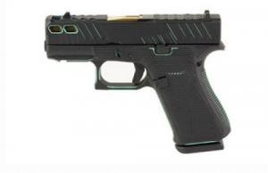 GLOCK 43X 9MM 10RD BLACK & TIFFANY - UX4350204FRNBNTSCT