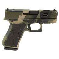 Glock 43x MOS K 9mm 3.4" Optic Ready, M81 Torn Cerakote Finish 10+1 - UX4350204FRMOSTORSCT