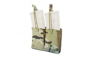GBRS Group Double Rifle Magazine Pouch MultiCam Fits (2) Rifle Magazines - GEAR-DRMP-5.56-