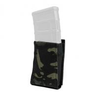 GBRS Group Single Rifle Magazine Pouch MultiCam Black Fits (1) Rifle Magazine - GEAR-SRMP-5.56-