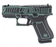GLOCK 43X 9MM 10RD OUTLANDER BLUE - UX4350204FRN