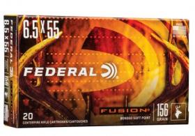 FUSION 6.5X55 SWDSH 156GR SP 20/200 - F6555FS2