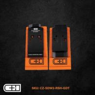 C&H PLT CZ SHDW 2 OR TO RMR W/DT ST - CZ-SDW2-RSH-GDT