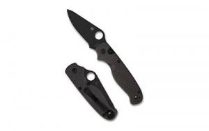 SPYDERCO BUTTONUP CF PE 3.27" Black - C275CFPBK