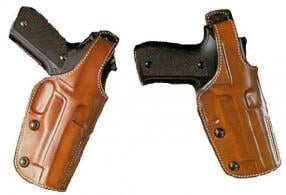 Bianchi Professional Tan Leather IWB Colt Officer;CZ 75 Compact;Detonics Pocket 9 Right Hand