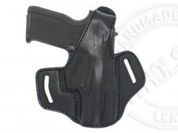 Black Beretta Cougar 8000 OWB Thumb Break Leather Belt Holster , MyHolster - 42862552383644